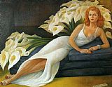 Diego Rivera Portrait of Natasha Zakolkowa Gelman painting